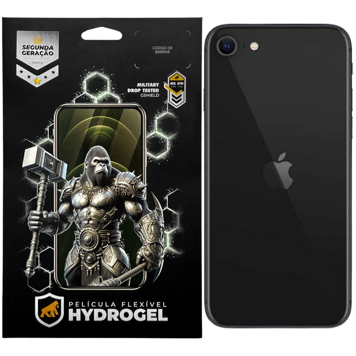 Película para iPhone 7 / 8 / SE 2 / SE 3 - Traseira Hydrogel HD - Gshield