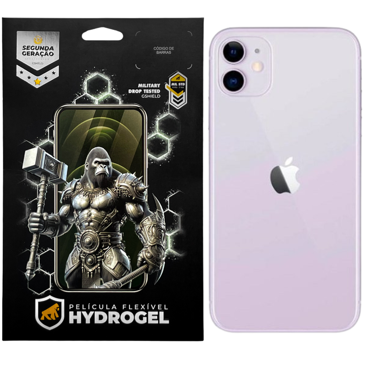 Película para iPhone 12 - Traseira Hydrogel HD - Gshield