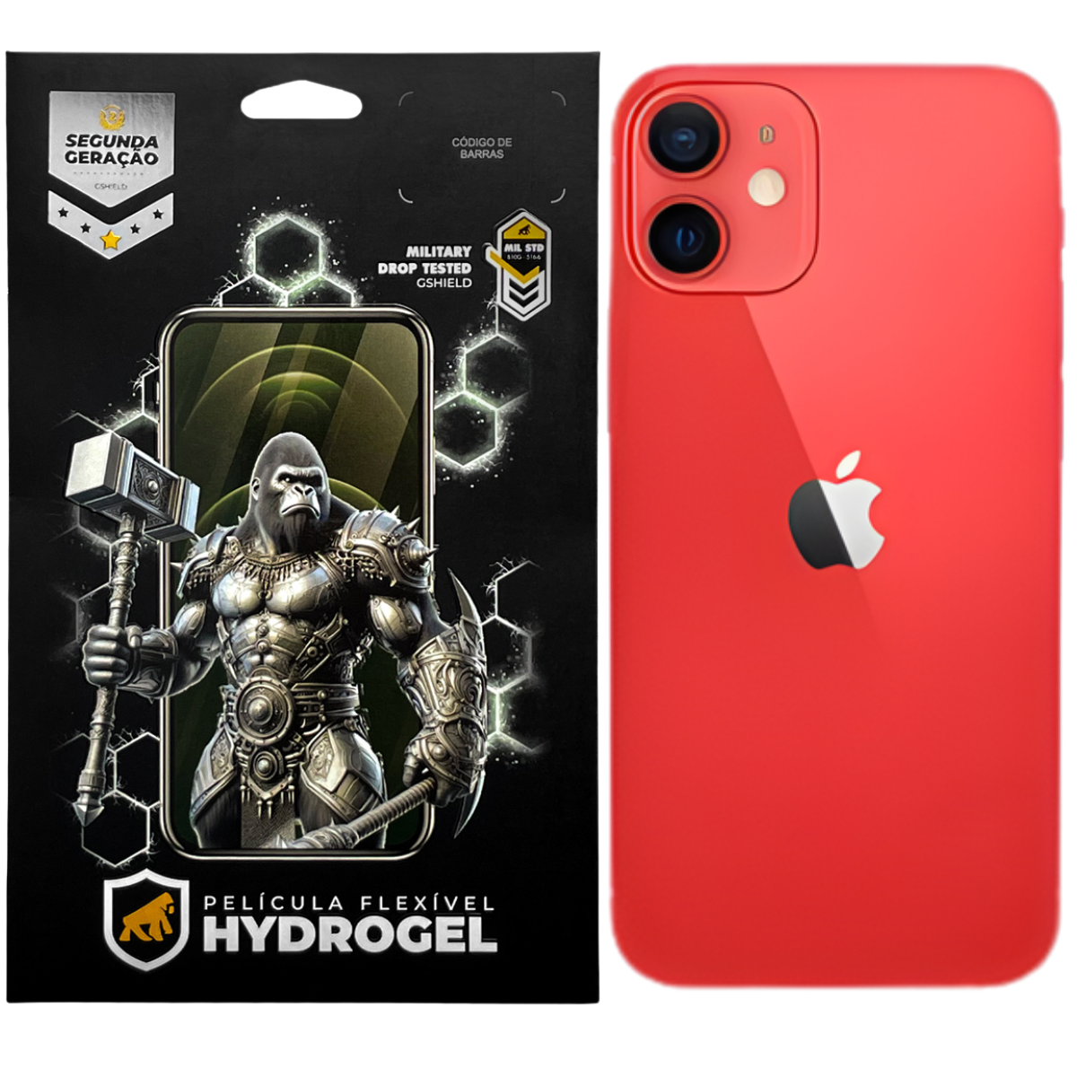 Película para iPhone 12 Mini - Traseira Hydrogel HD - Gshield