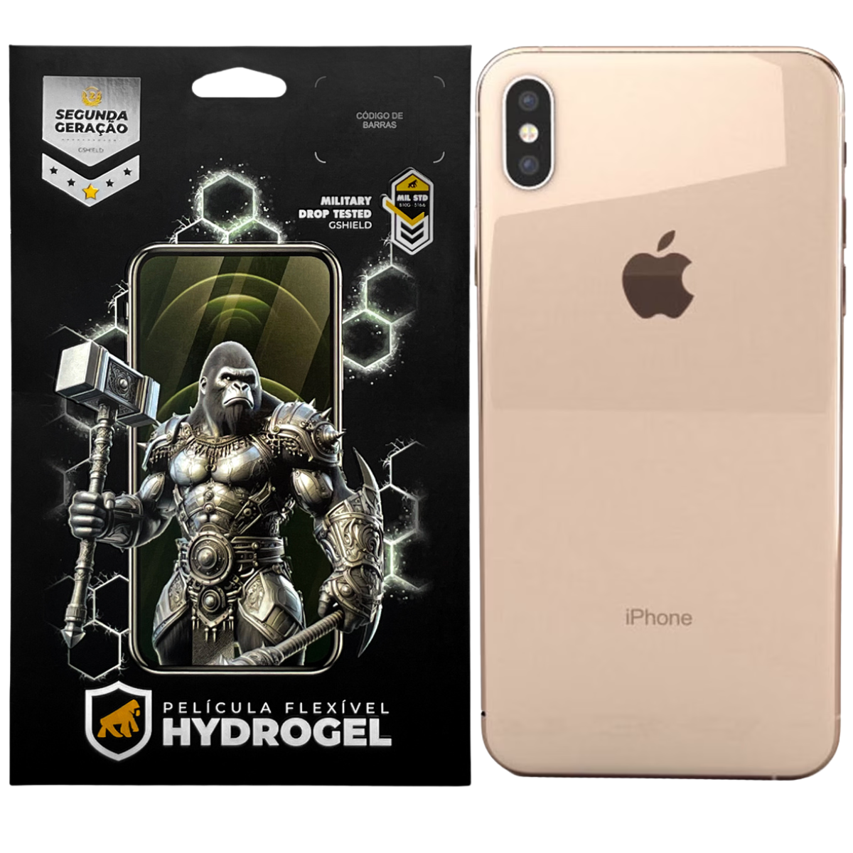 Película para iPhone XS Max - Traseira Hydrogel HD - Gshield