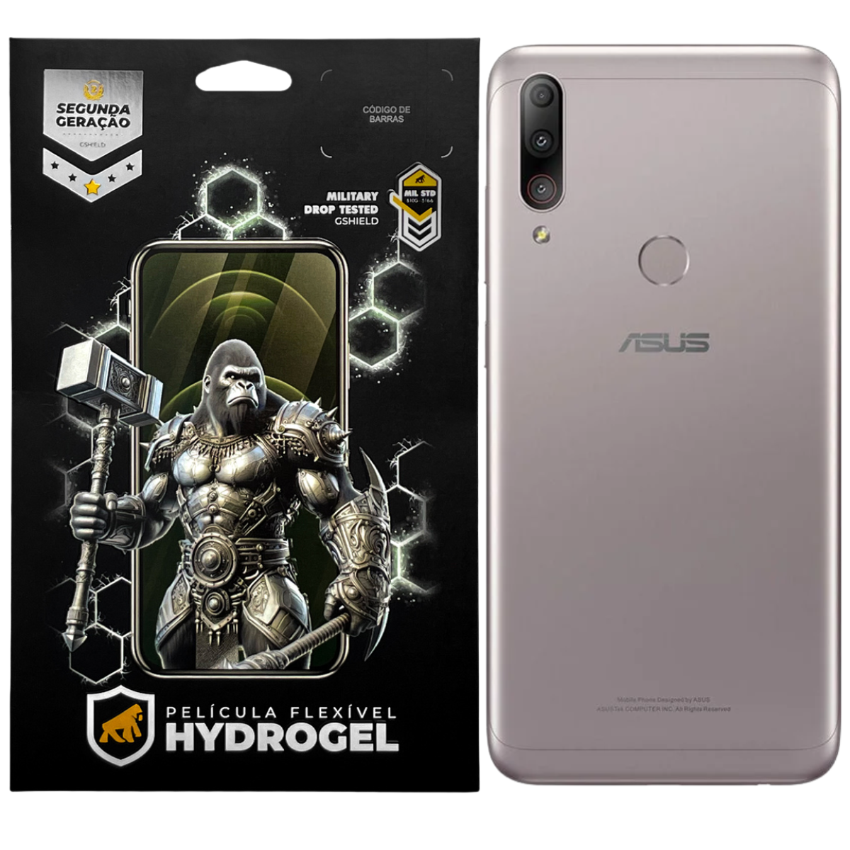 Película para Asus Zenfone Max Shot - Traseira Hydrogel HD - Gshield