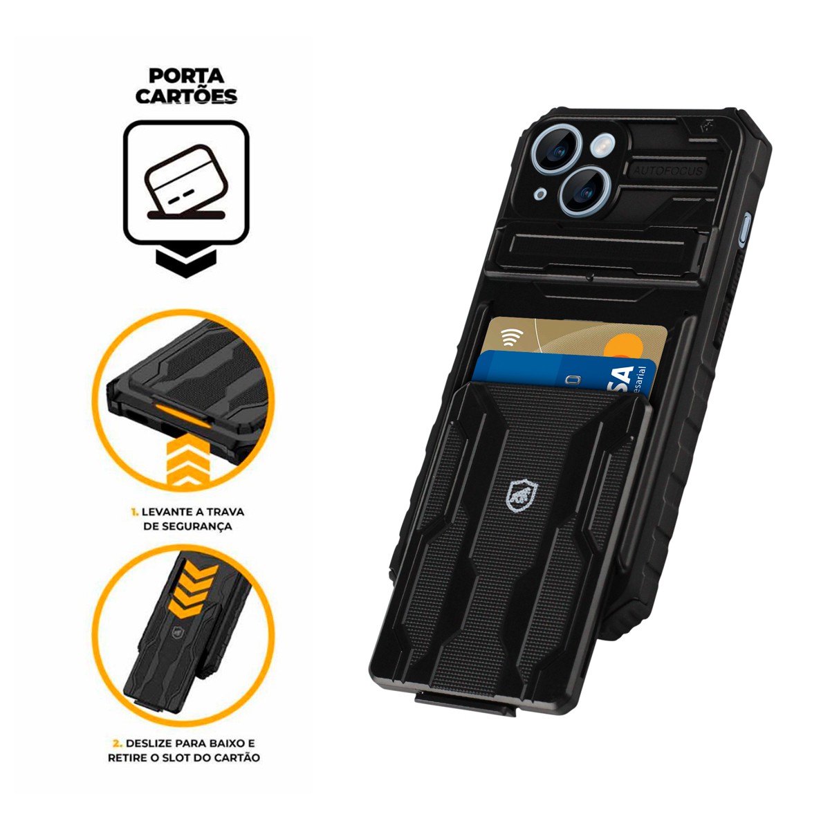 Capa para iPhone 14 - Snap Guardian - Gshield