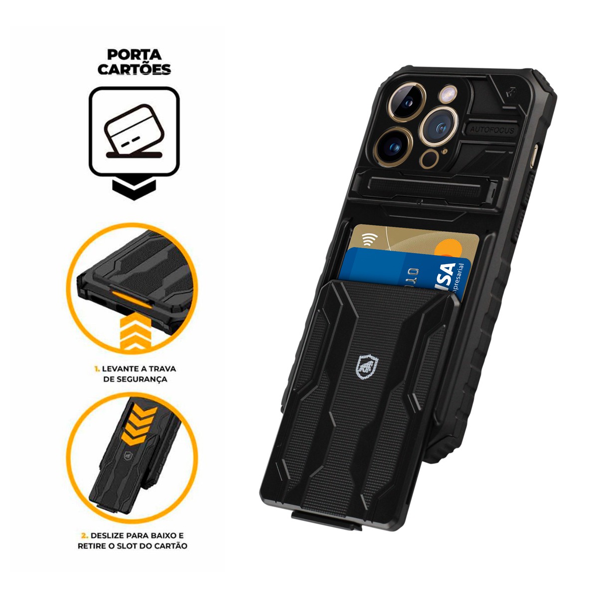 Capa para iPhone 14 Pro Max - Snap Guardian - Gshield