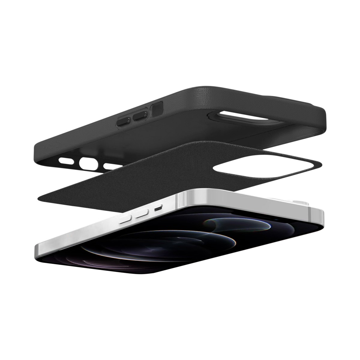Capa para iPhone 12 Pro Max - Couro Dual Preta - Gshield - foto 6
