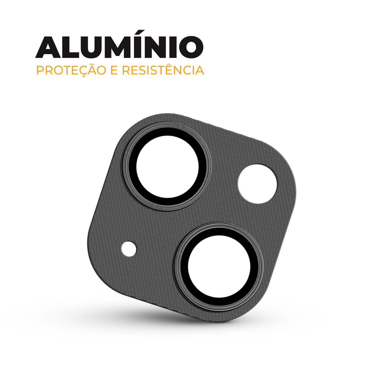 Protetor de Lente de Câmera de Alumínio para iPhone 14 Plus - Preta - Gshield