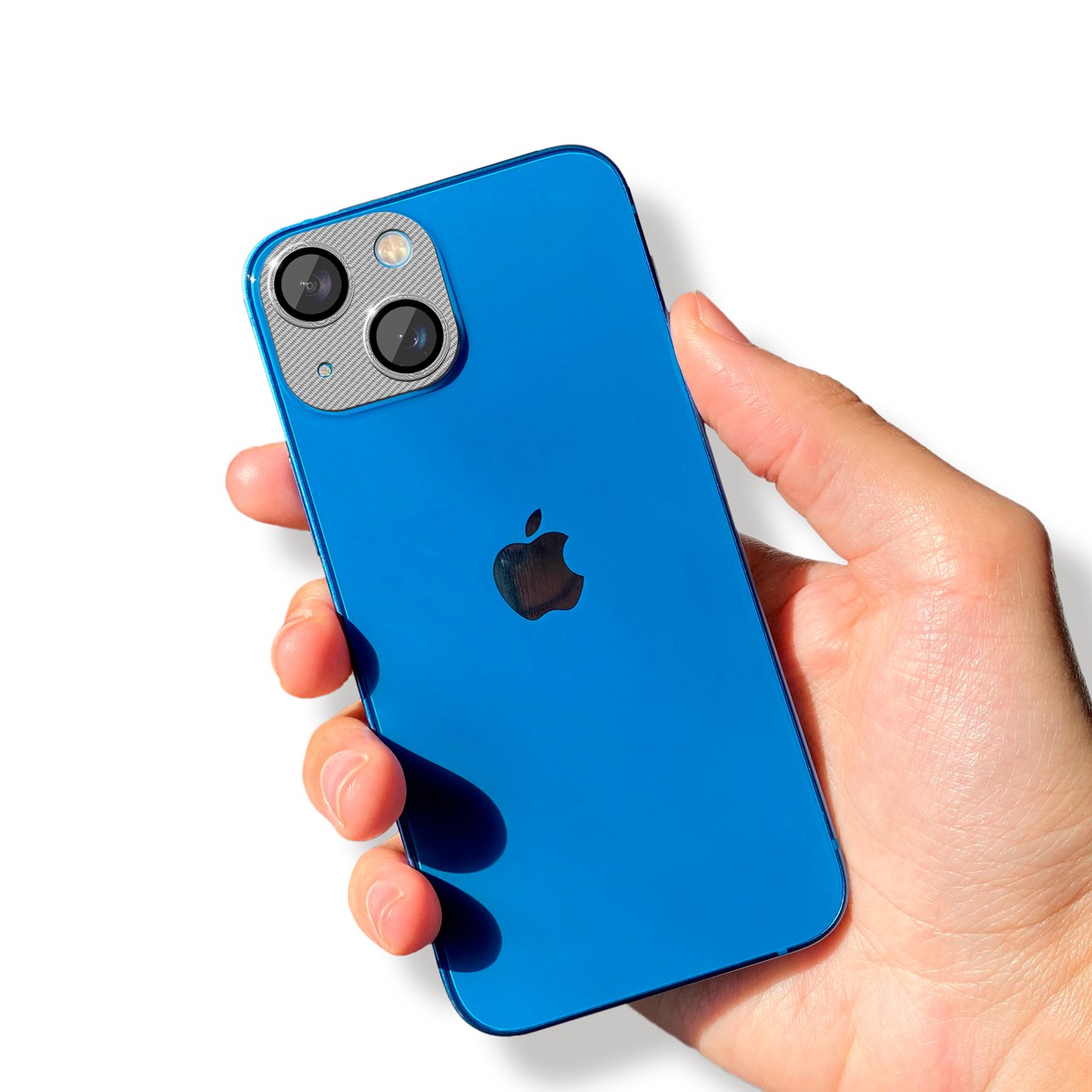 Protetor de Lente de Câmera de Alumínio para iPhone 14 - Prata - Gshield