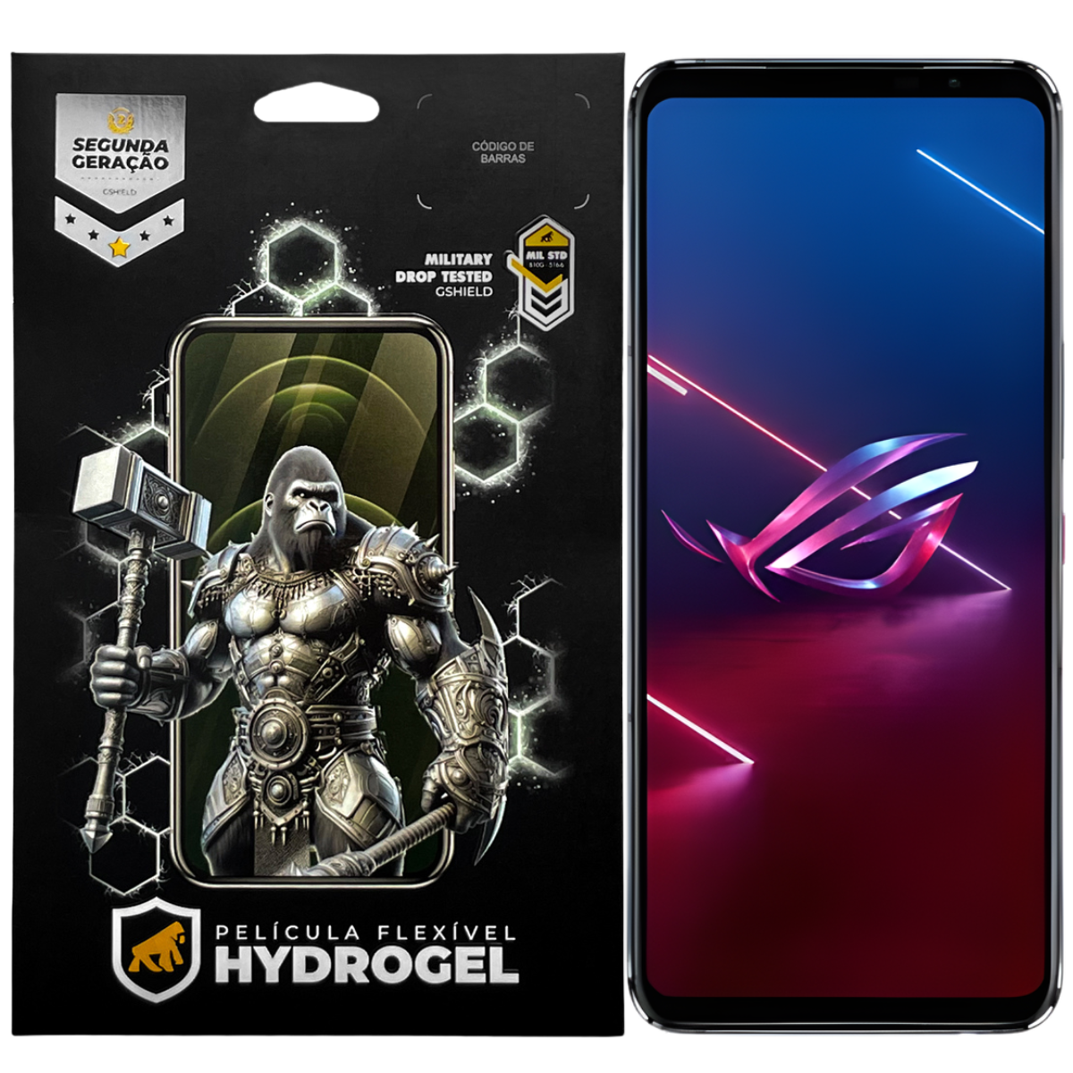 Película para Asus ROG Phone 5s - Hydrogel Gamer Fosca - Gshield
