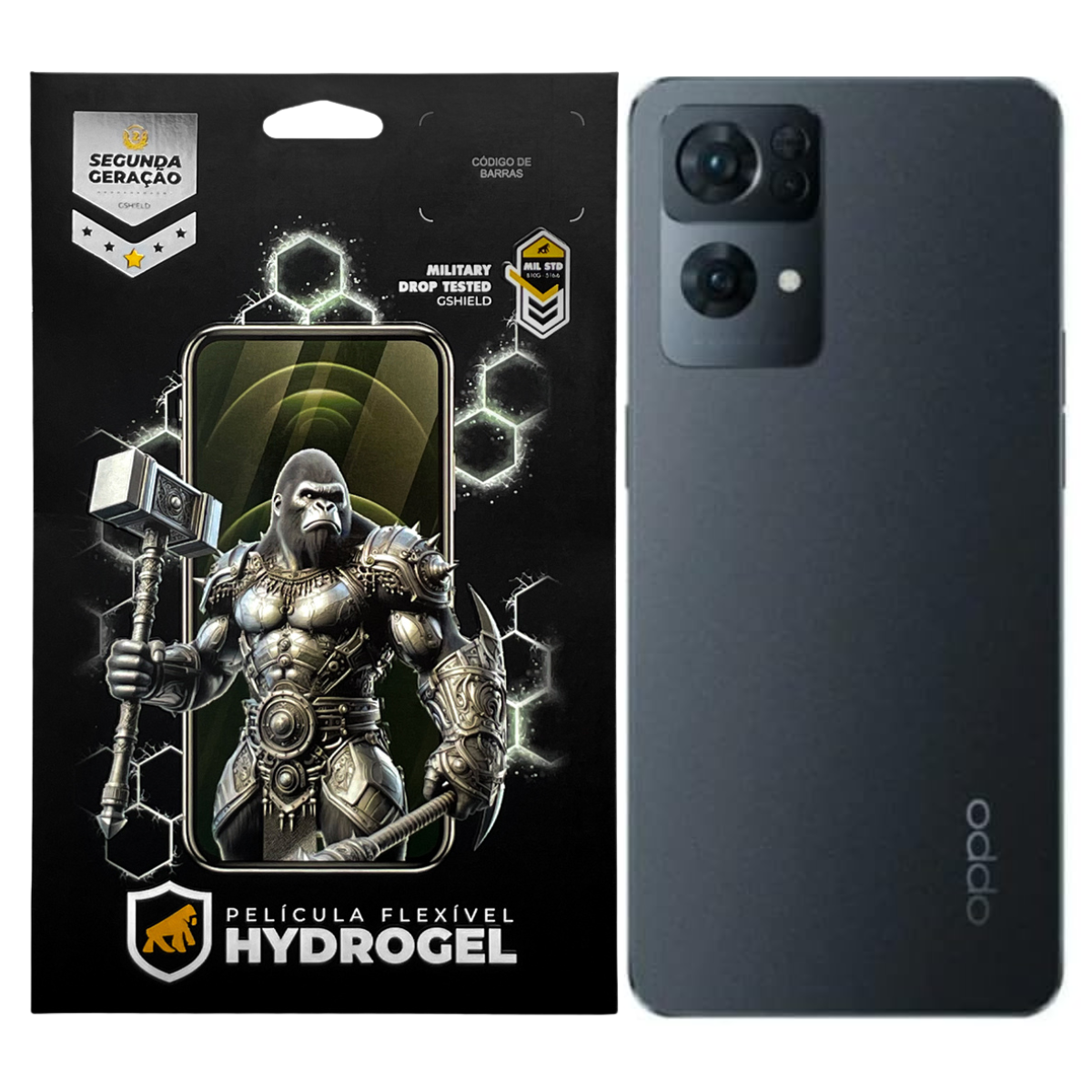 Película para Oppo Reno 7 - Traseira Hydrogel HD - Gshield