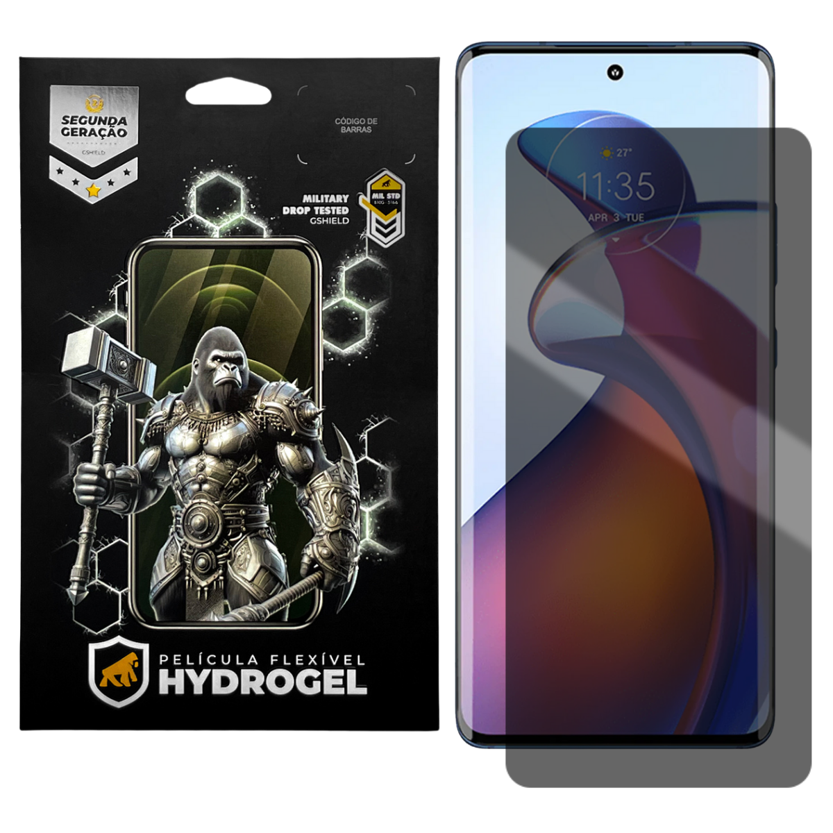 Película para Motorola Edge 30 Fusion 5G - Privacidade Hydrogel - Gshield