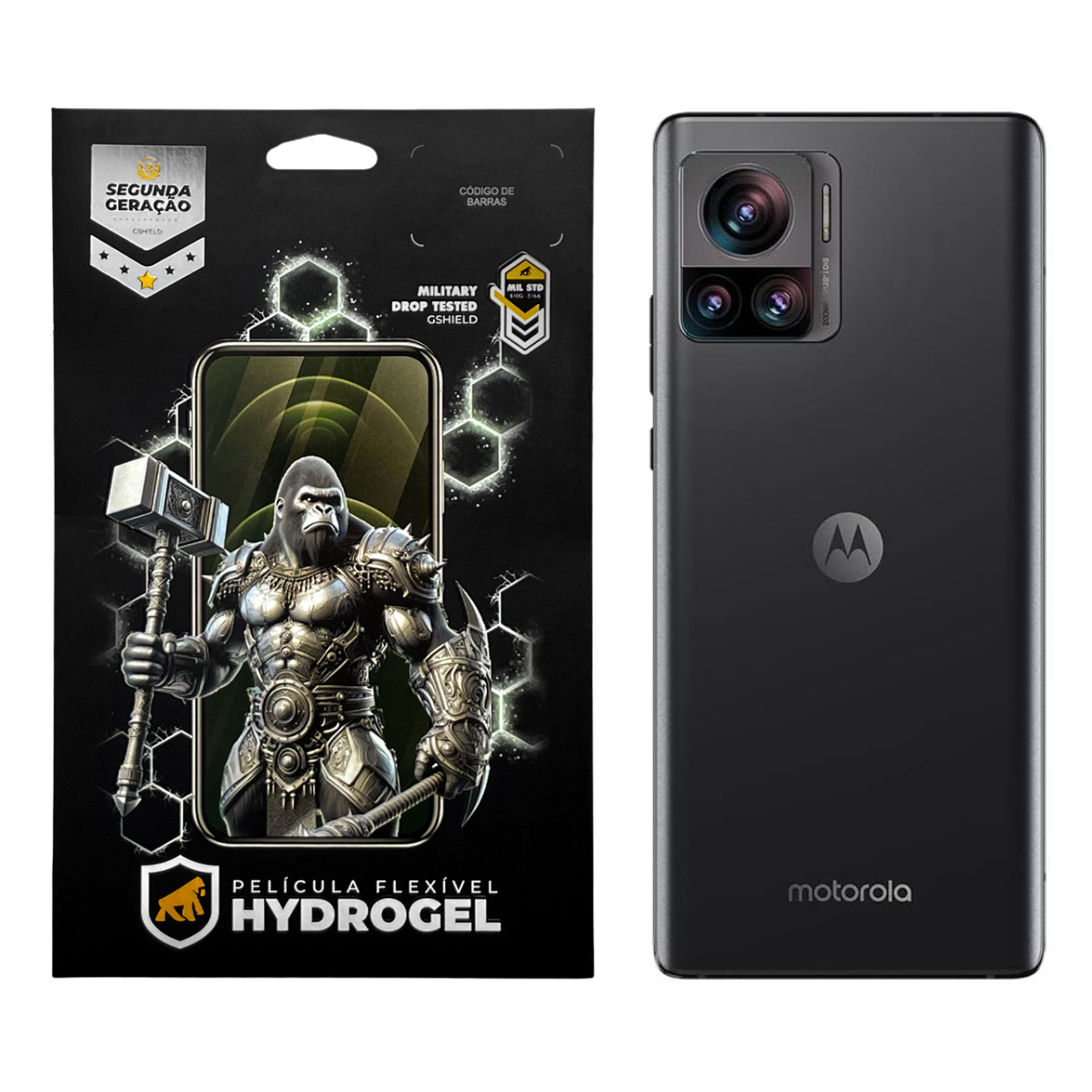 Película para Motorola Edge 30 Ultra 5G - Traseira Hydrogel HD - Gshield