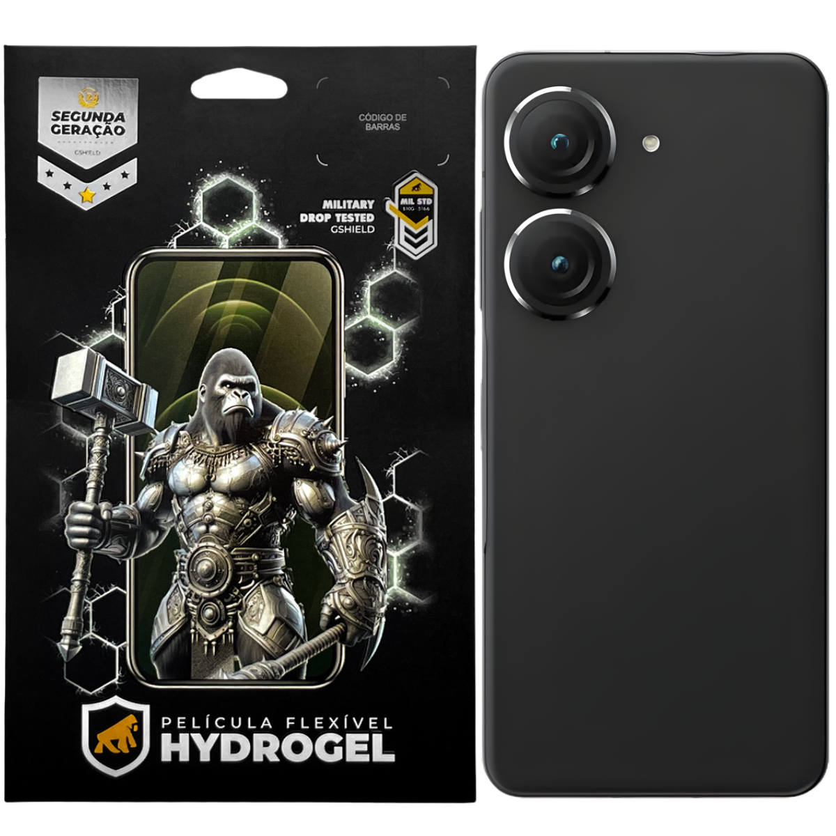 Película para Asus Zenfone 9 - Traseira Hydrogel HD - Gshield