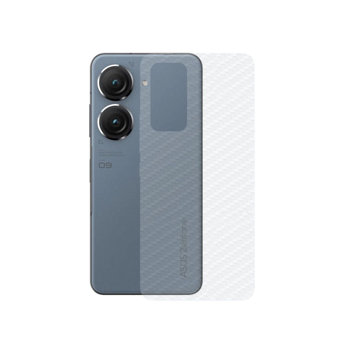 Película para Asus Zenfone 9 - Traseira de Fibra de Carbono - Gshield