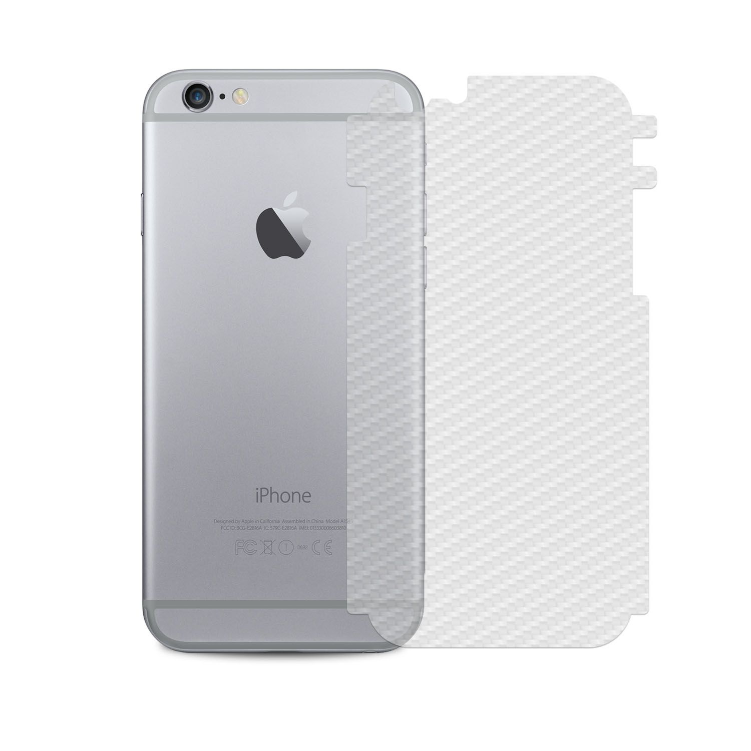 Película para iPhone 6 e 6s - Traseira de Fibra de Carbono - Gshield