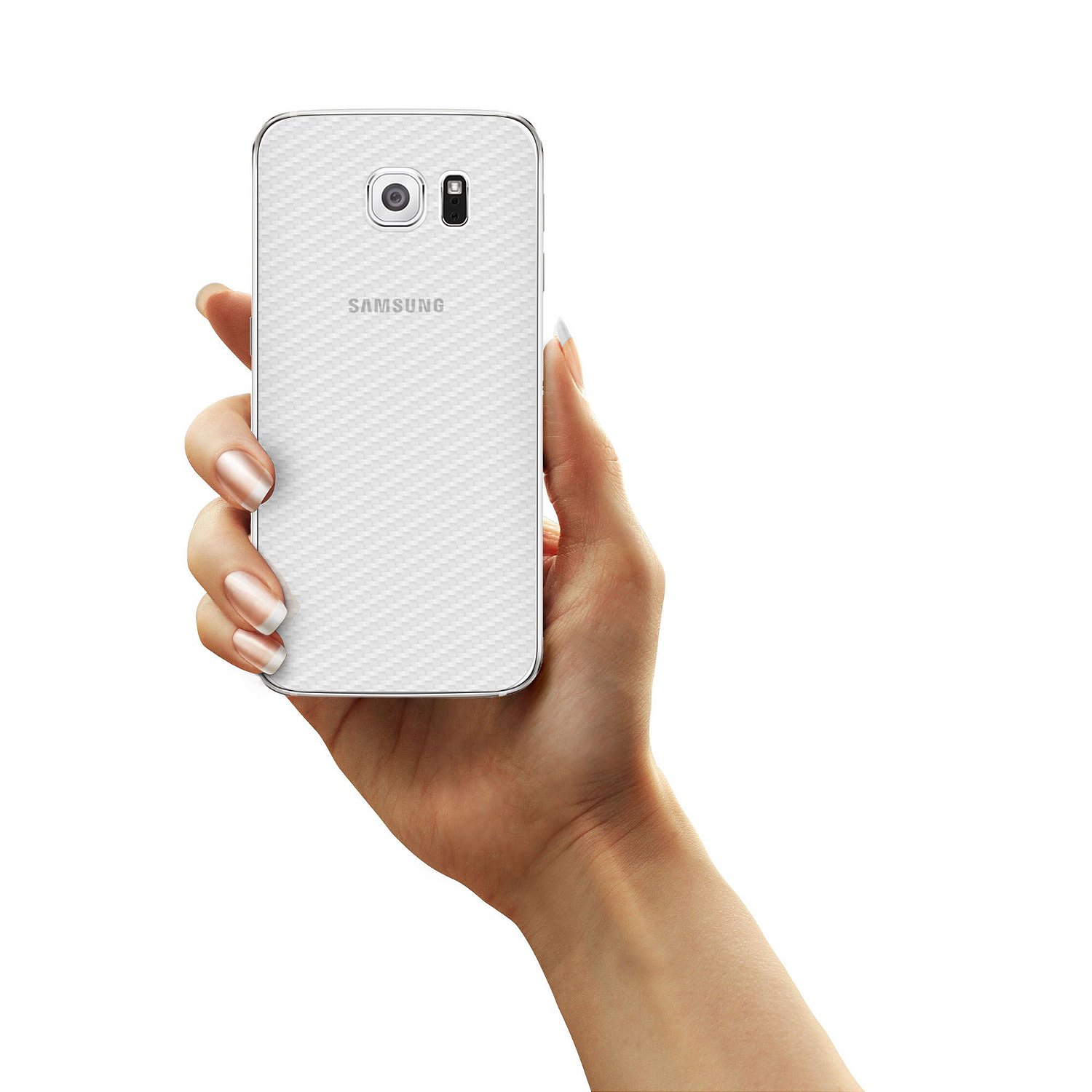 Película para Samsung Galaxy S6 Edge - Traseira de Fibra de Carbono - Gshield - foto 3