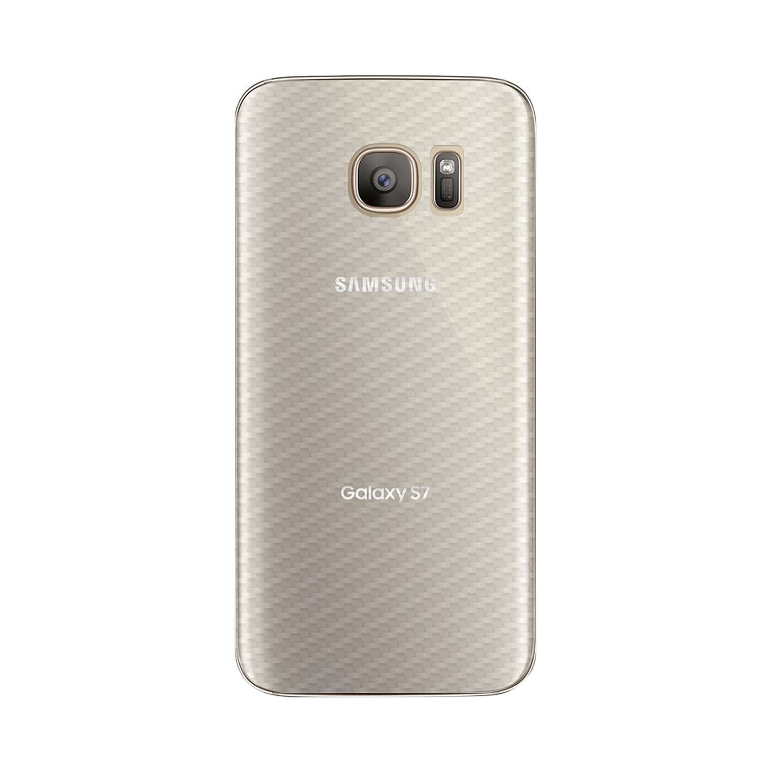 Película para Samsung Galaxy S7 Edge - Traseira de Fibra de Carbono - Gshield - foto 2