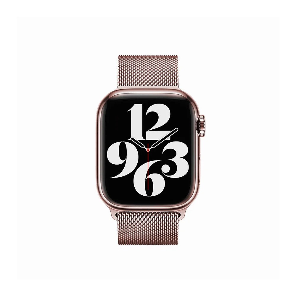 Pulseira de Milanese Para Apple Watch 49MM Rosa - Gshield
