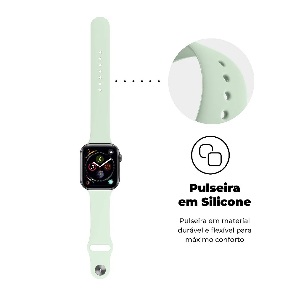 Pulseira Para Apple Watch 49MM Ultra Fit - Verde Água - Gshield