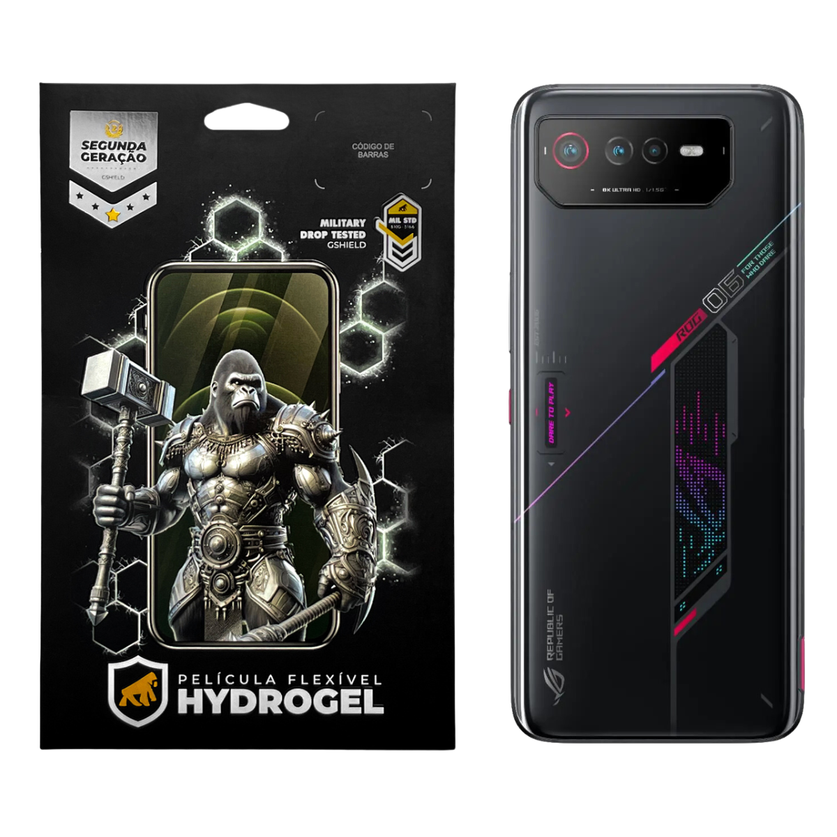 Película para Asus Rog Phone 6 - Traseira Hydrogel HD - Gshield