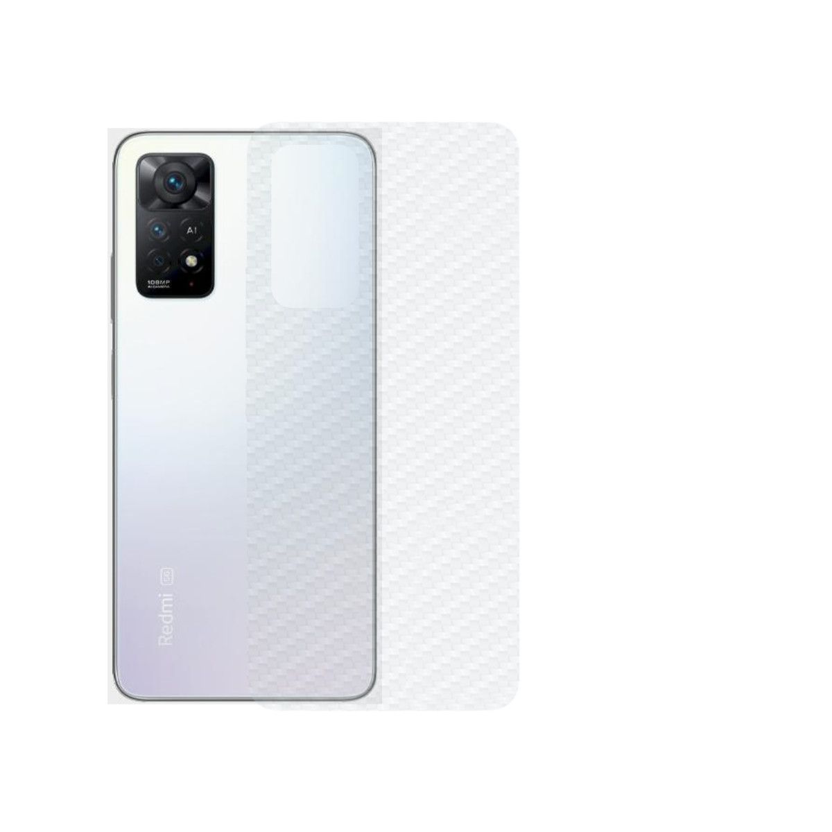 Película para Xiaomi Redmi note 11T Pro Plus - Traseira de Fibra de Carbono - Gshield