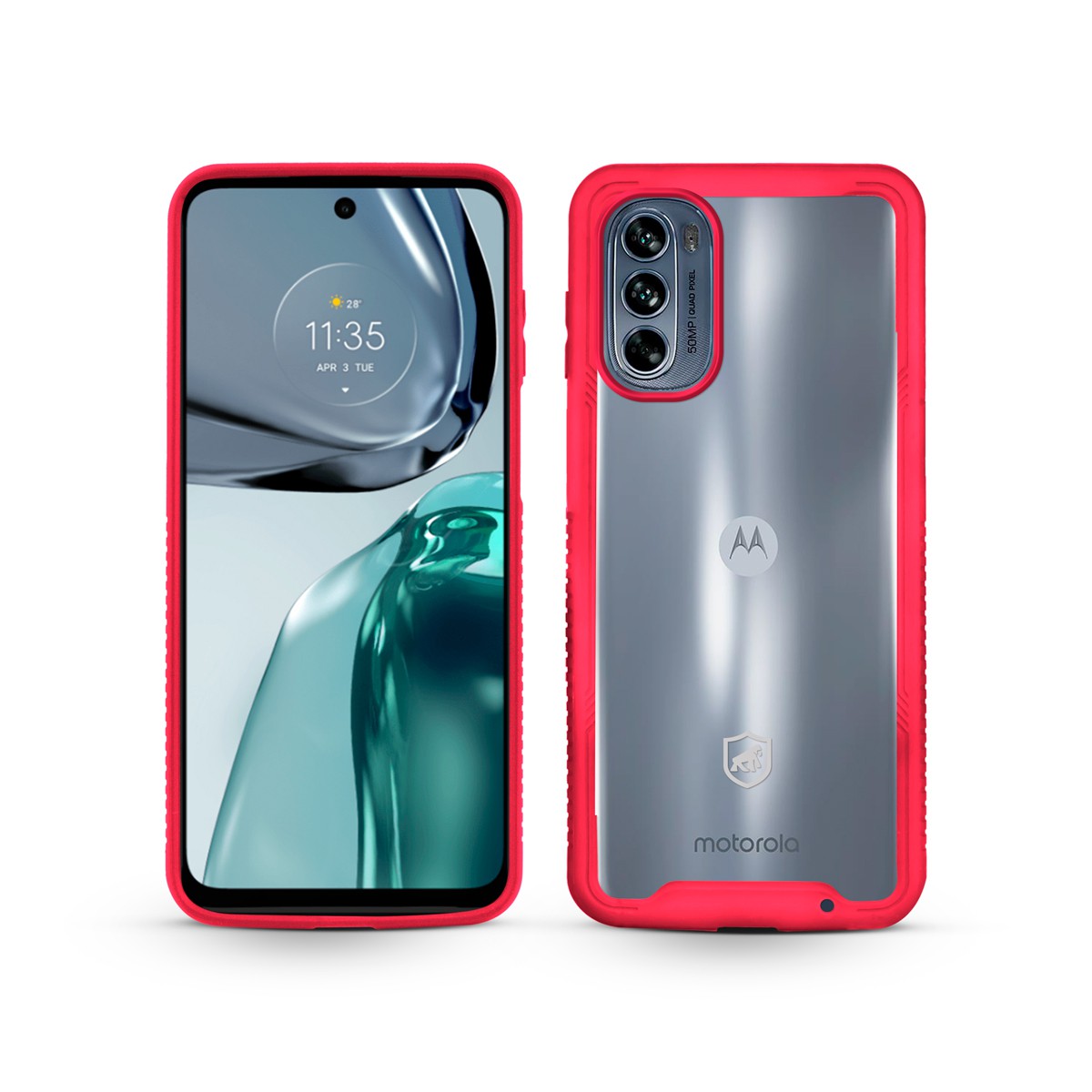Capa para Motorola Moto G62 5G - Stronger Rosa - Gshield