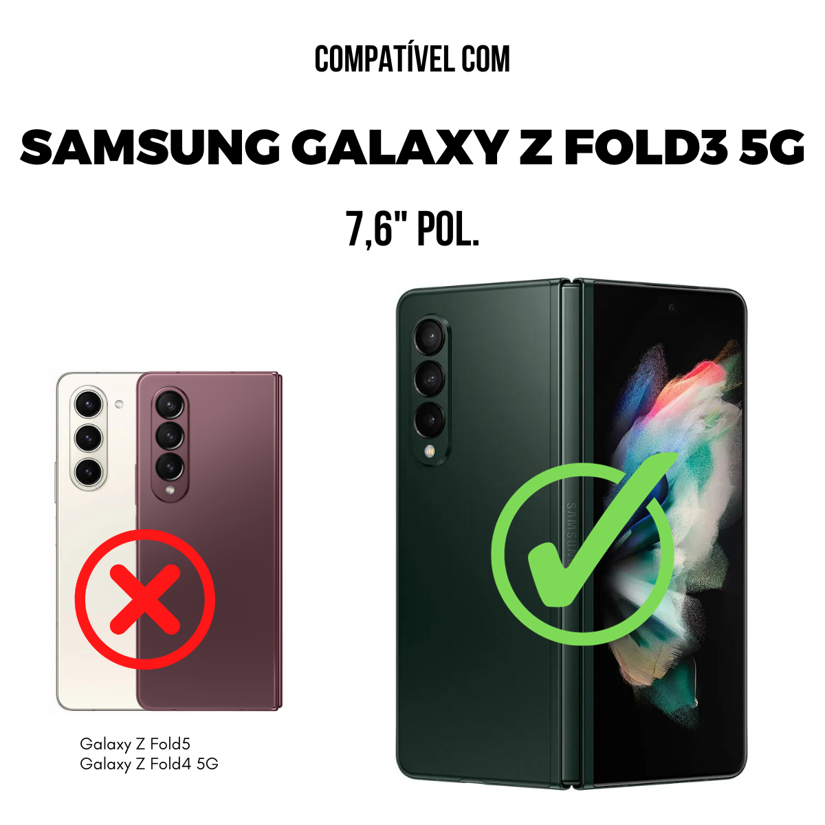 Película para Samsung Galaxy Z Fold 3 5G - Hydrogel HD - Gshield