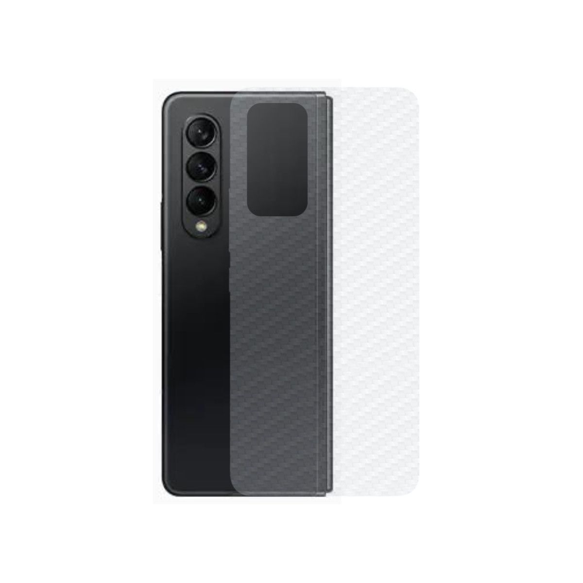 Película para Samsung Galaxy Z Fold 3 5G - Traseira de Fibra de Carbono - Gshield