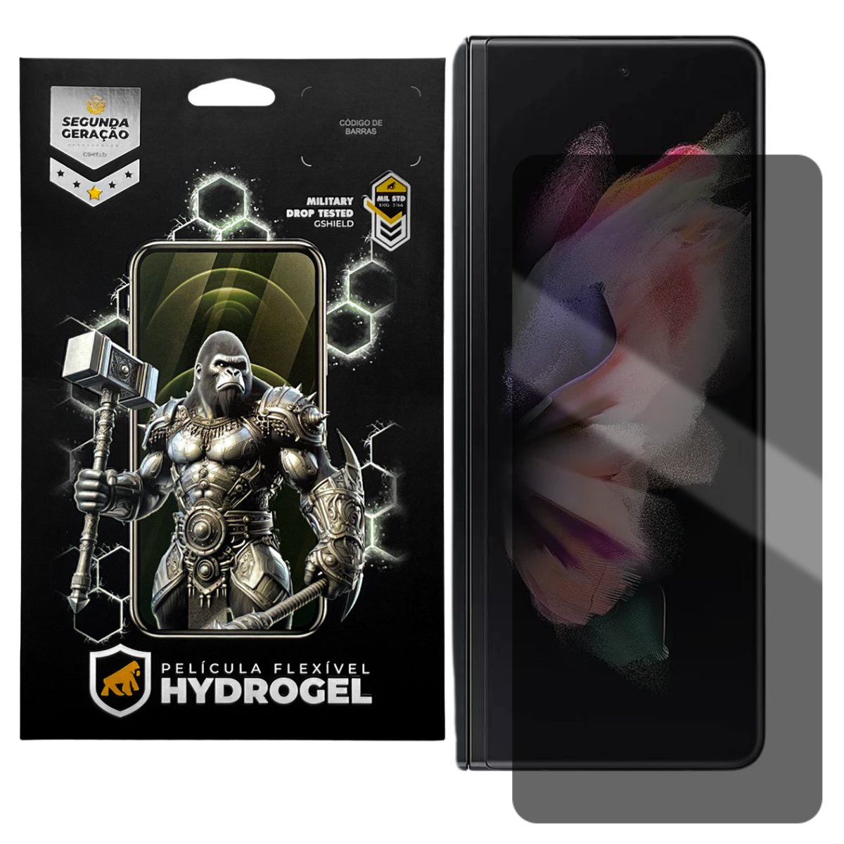 Película para Samsung Galaxy Z Fold 3 5G - Privacidade Hydrogel - Gshield