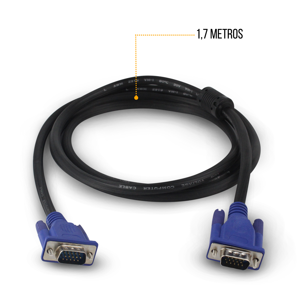 Cabo VGA - 1,7m - Gshield