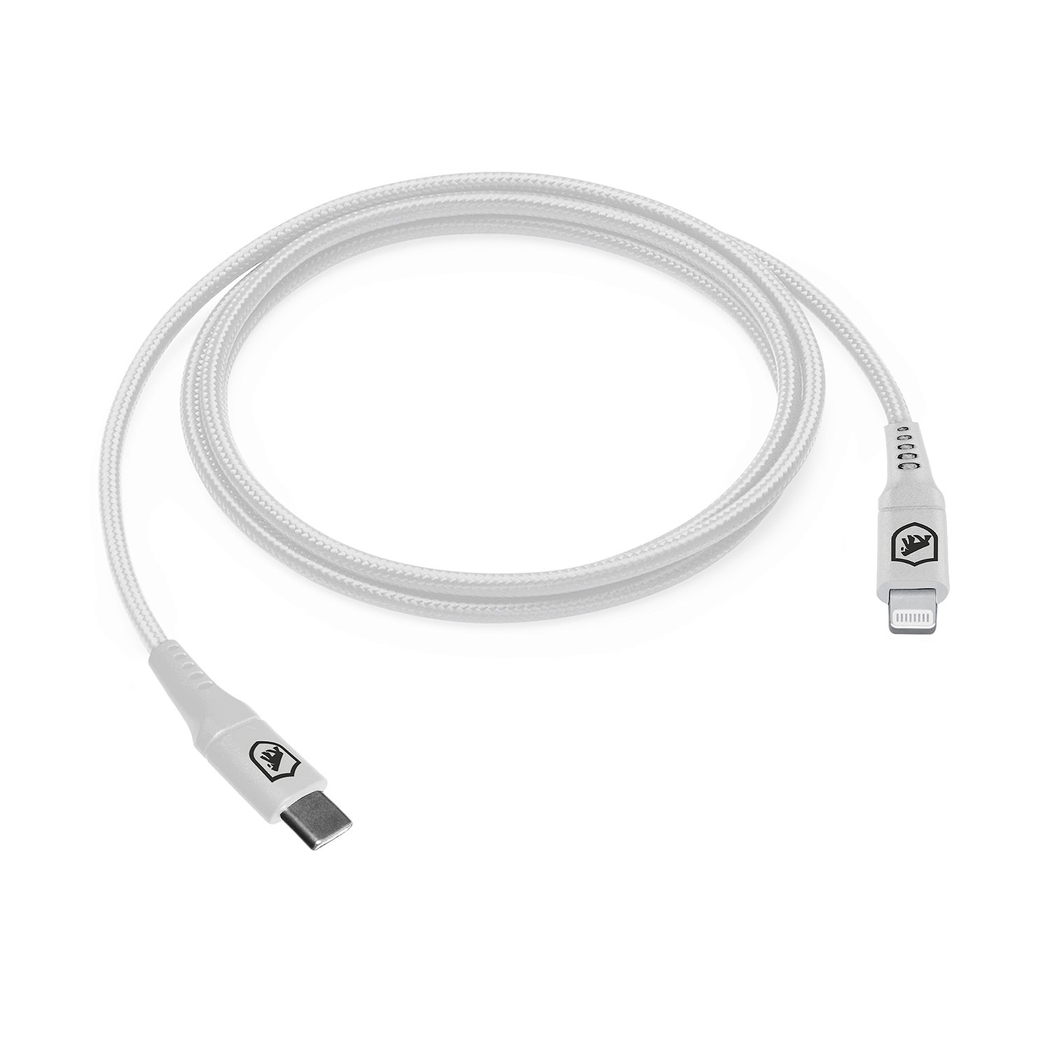 Cabo Survivor para Lightning / Tipo C - 1,5m - Branco - Gshield - foto 2