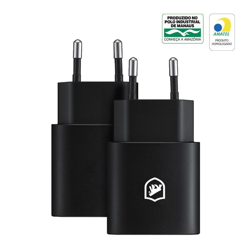 Carregador iPhone original Gshield - Preto