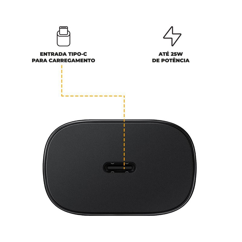 Carregador iPhone original Gshield - Preto
