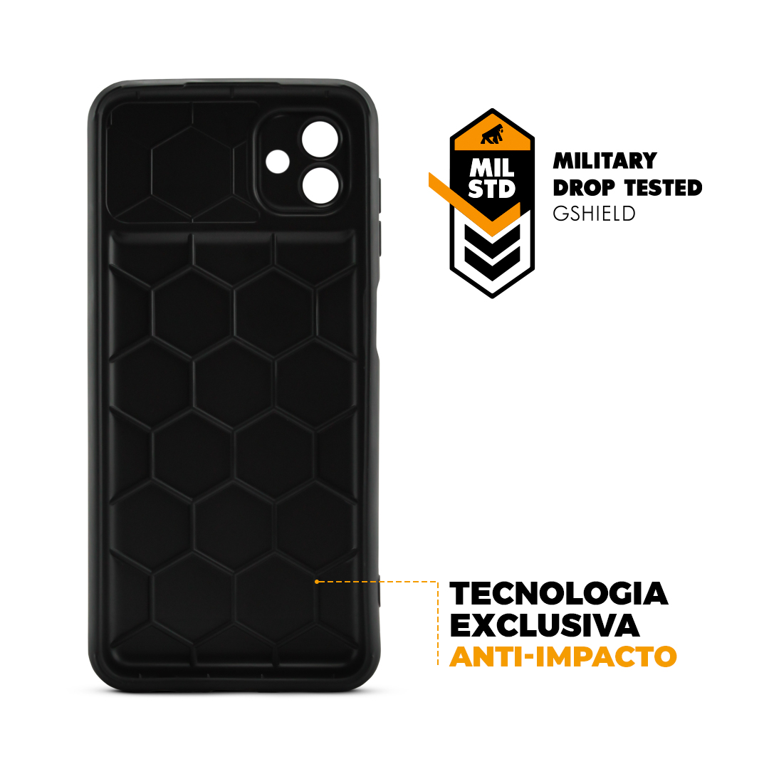 Capa para Samsung Galaxy A04 5G - Symetric Preta - Gshield