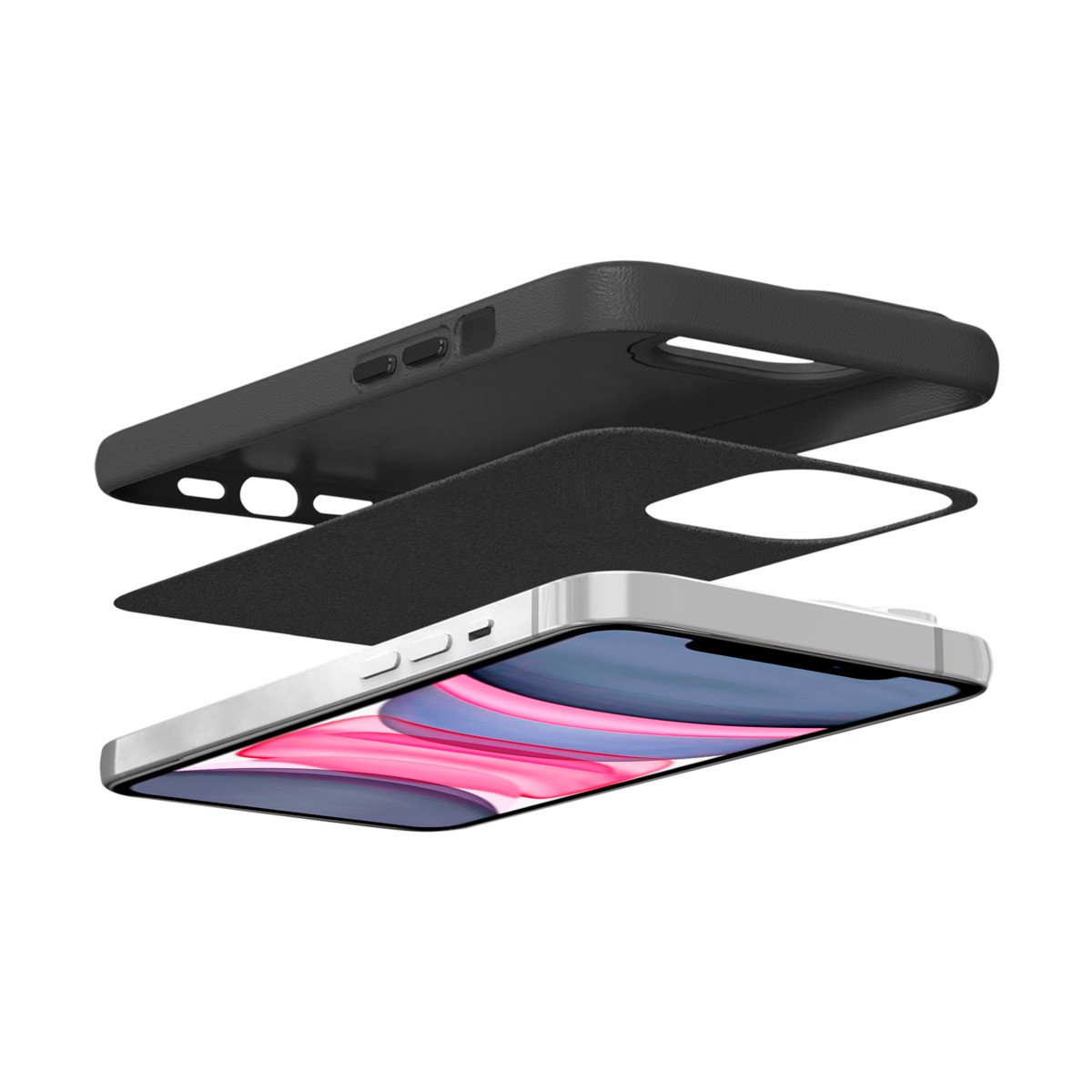 Capa para iPhone 11 - Couro Dual Preta - Gshield - foto 6