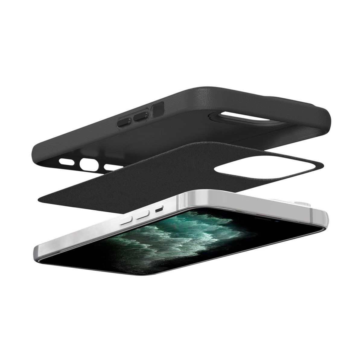 Capa para iPhone 11 Pro Max - Couro Dual Preta - Gshield