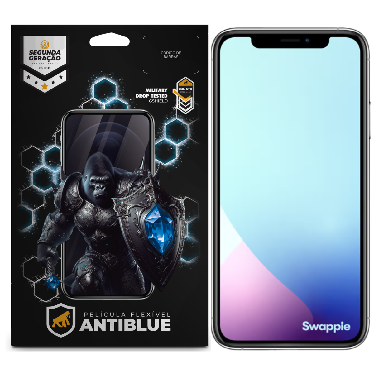 Película para iPhone XS Max - AntiBlue - Gshield