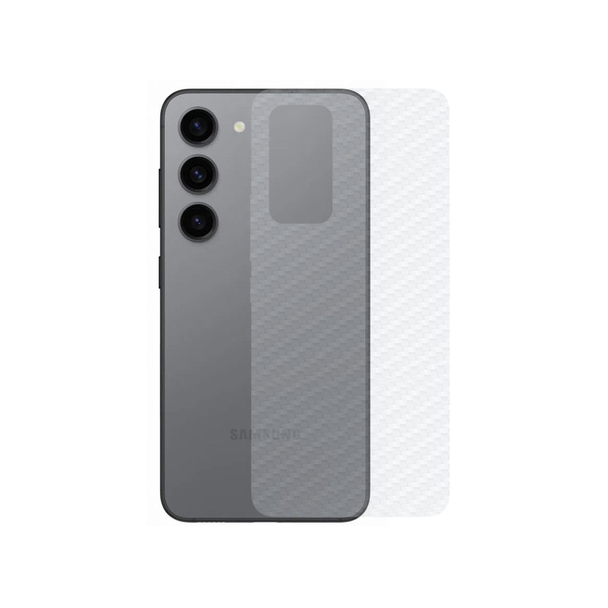 Película para Samsung Galaxy S23 - Traseira de Fibra de Carbono - Gshield