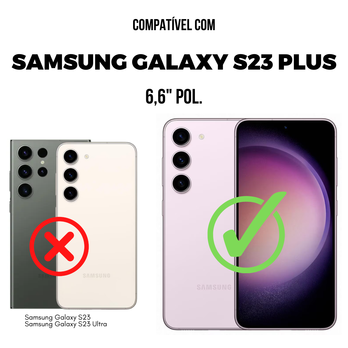 Película para Samsung Galaxy S23 Plus - Traseira de Fibra de Carbono - Gshield