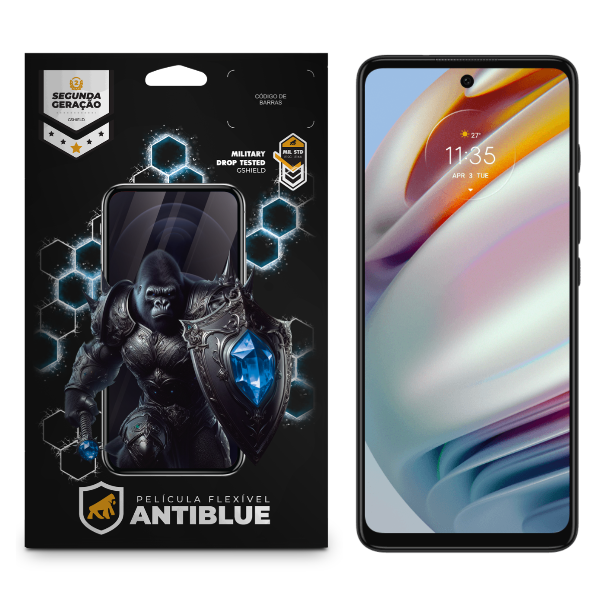 Película para Motorola Moto G60 - AntiBlue - Gshield