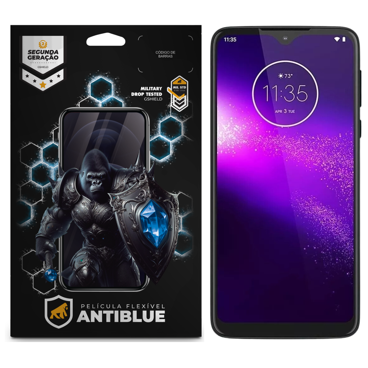 Película para Motorola One Macro - AntiBlue - Gshield