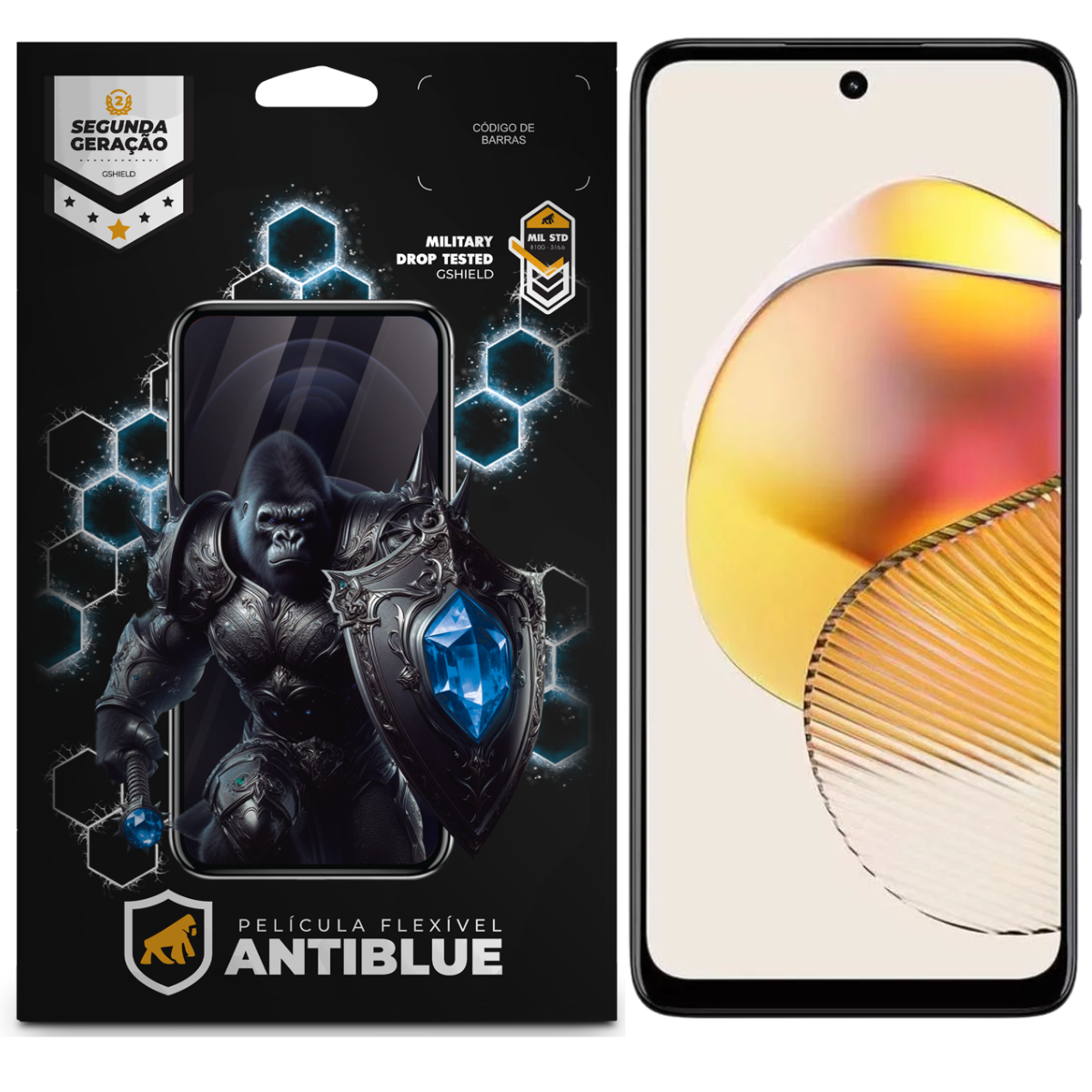 Película para Motorola Moto G73 5G - AntiBlue - Gshield