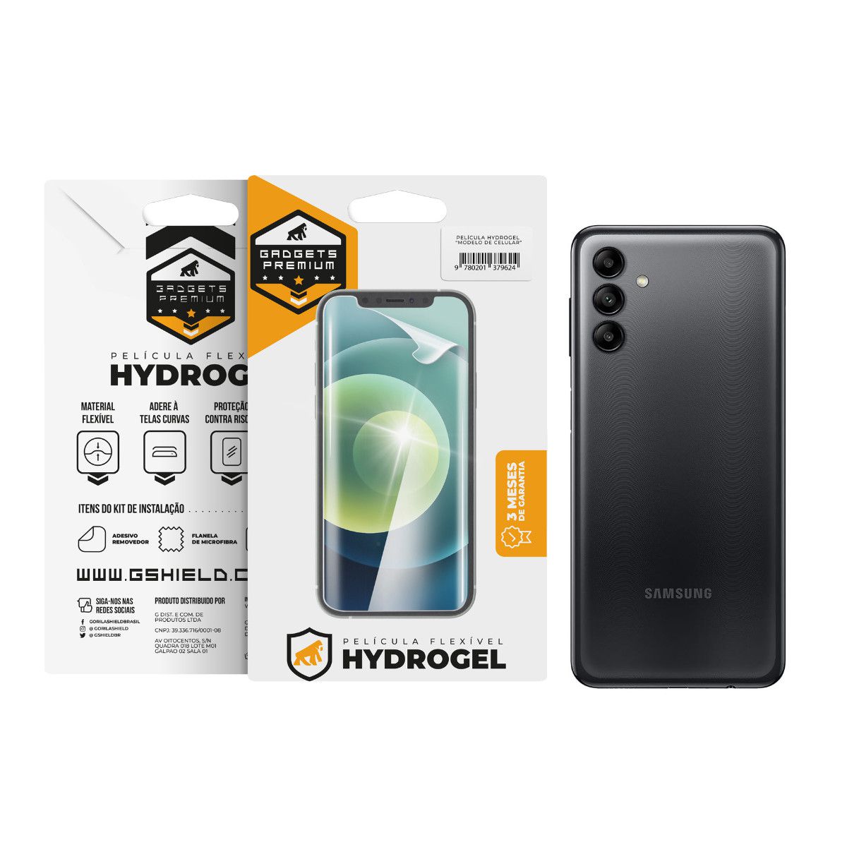 Película para Samsung Galaxy A04s - Traseira Hydrogel HD - Gshield
