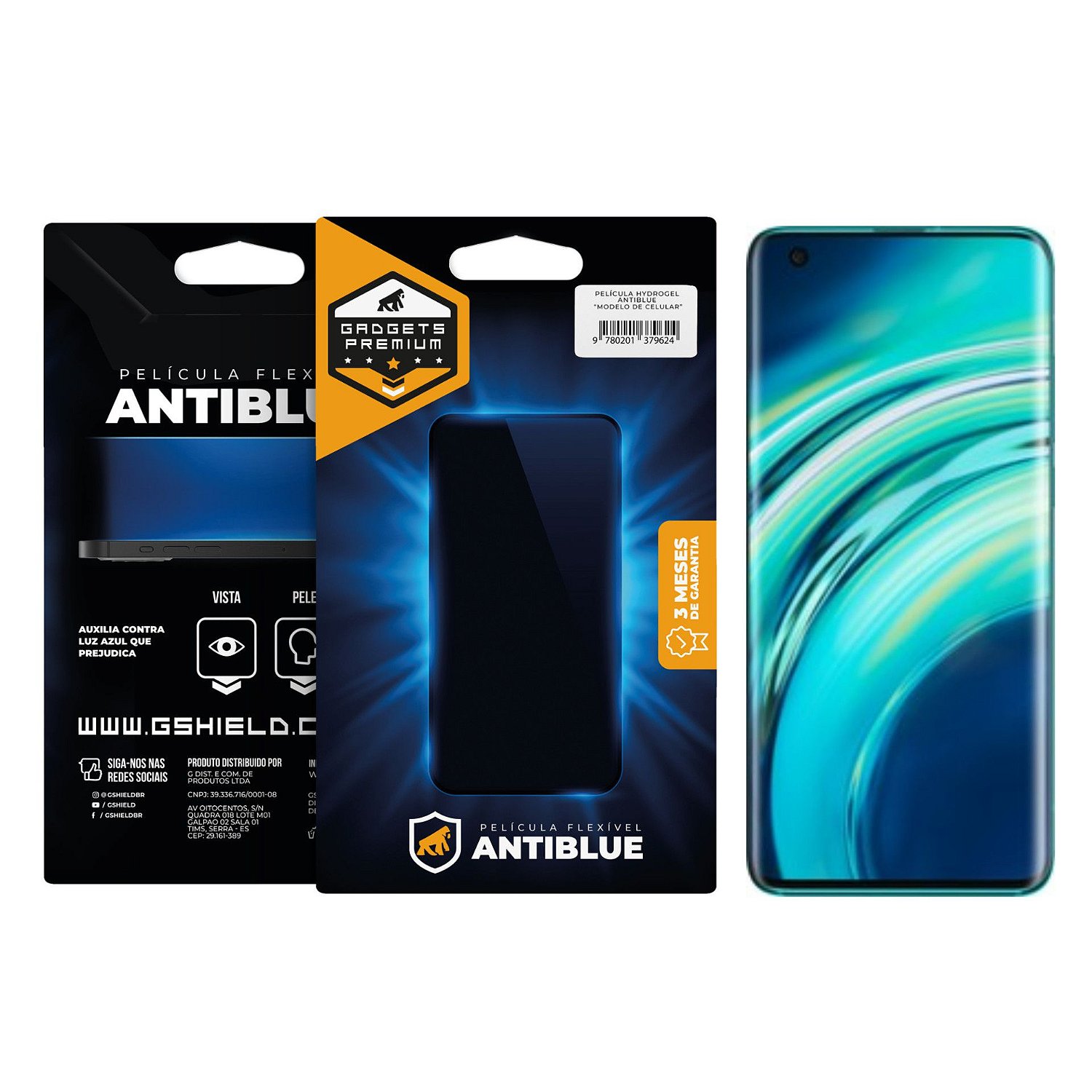 Película para Xiaomi Mi 10 - AntiBlue - Gshield