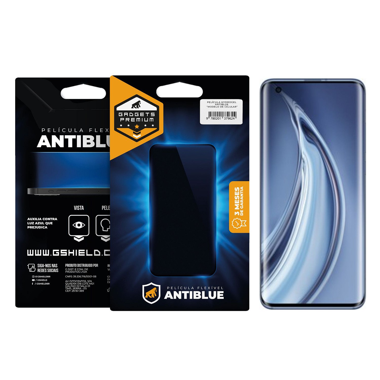 Película para Xiaomi Mi 10 Pro - AntiBlue - Gshield