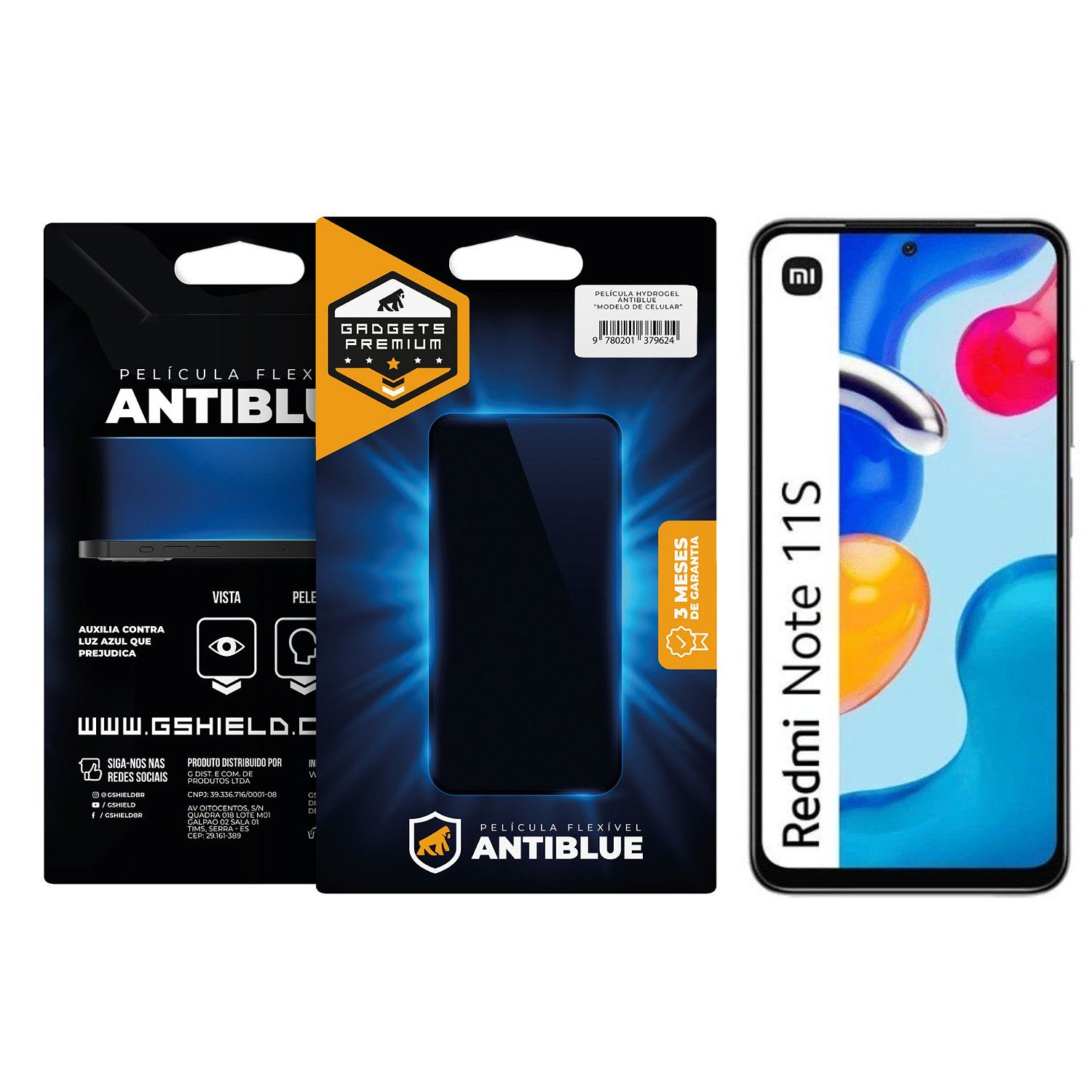 Película para Xiaomi Redmi Note 11S - AntiBlue - Gshield