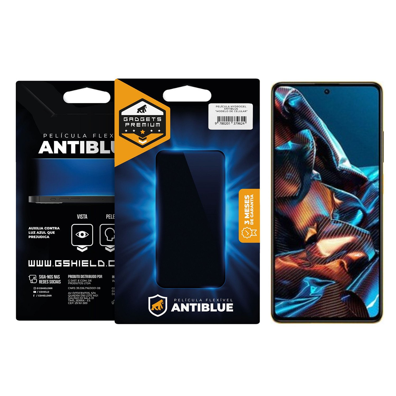 Película para Xiaomi Poco X5 Pro 5G - AntiBlue - Gshield