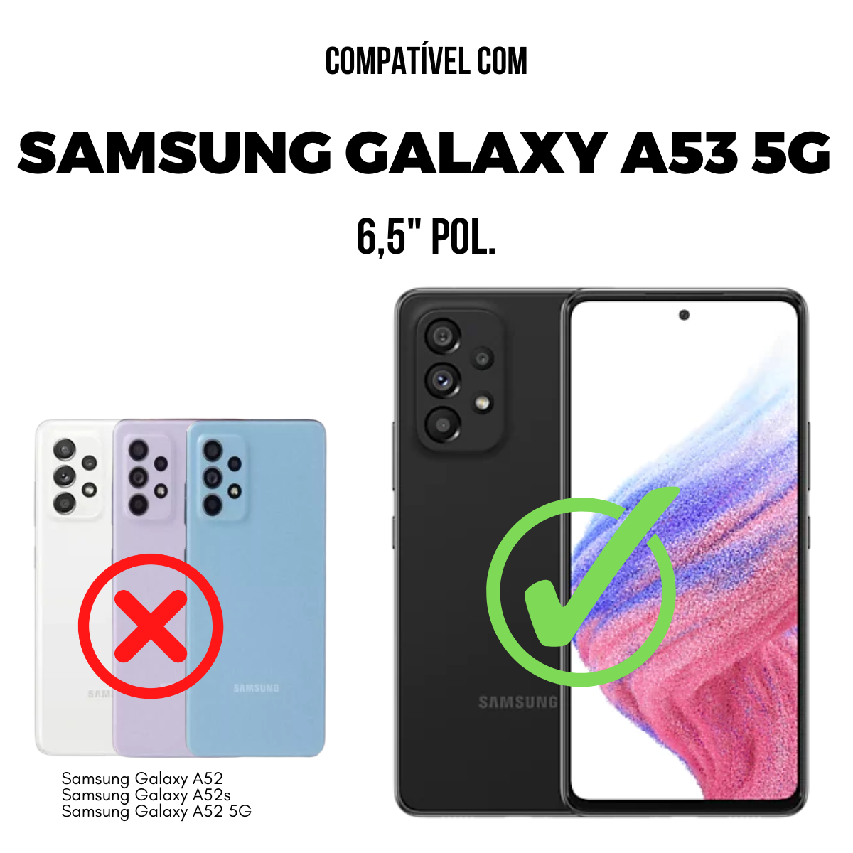 Capa para Samsung Galaxy A53 - Dinamic Cam Protection - Gshield