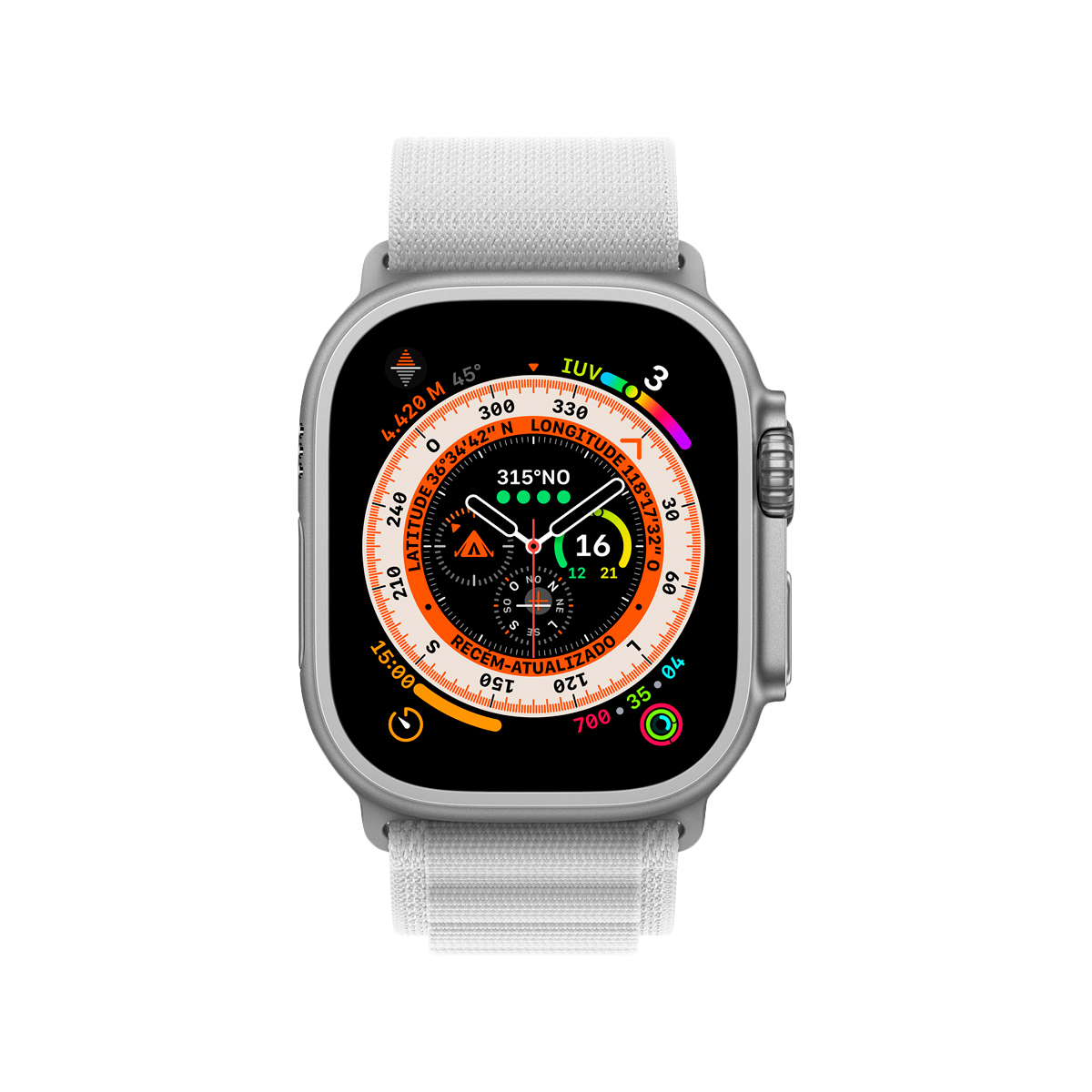 Pulseira Alpina Loop para Apple Watch 38 / 40 / 41MM - Branca -  Gshield