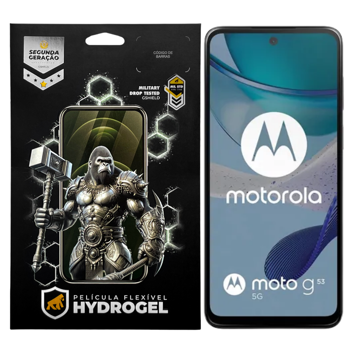 Película para Motorola Moto G53 5G - Hydrogel Gamer Fosca - Gshield