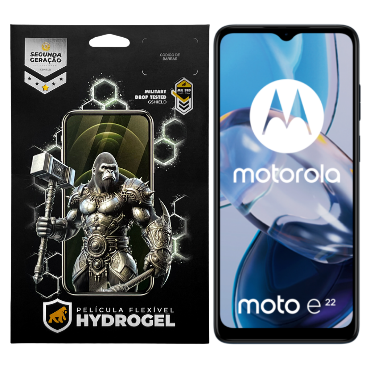 Película para Motorola Moto E22 - Hydrogel Gamer Fosca - Gshield