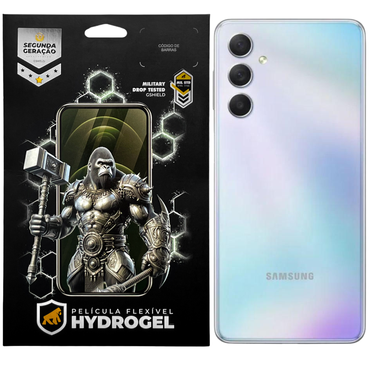 Película para Samsung Galaxy M54 5G - Traseira Hydrogel HD- Gshield